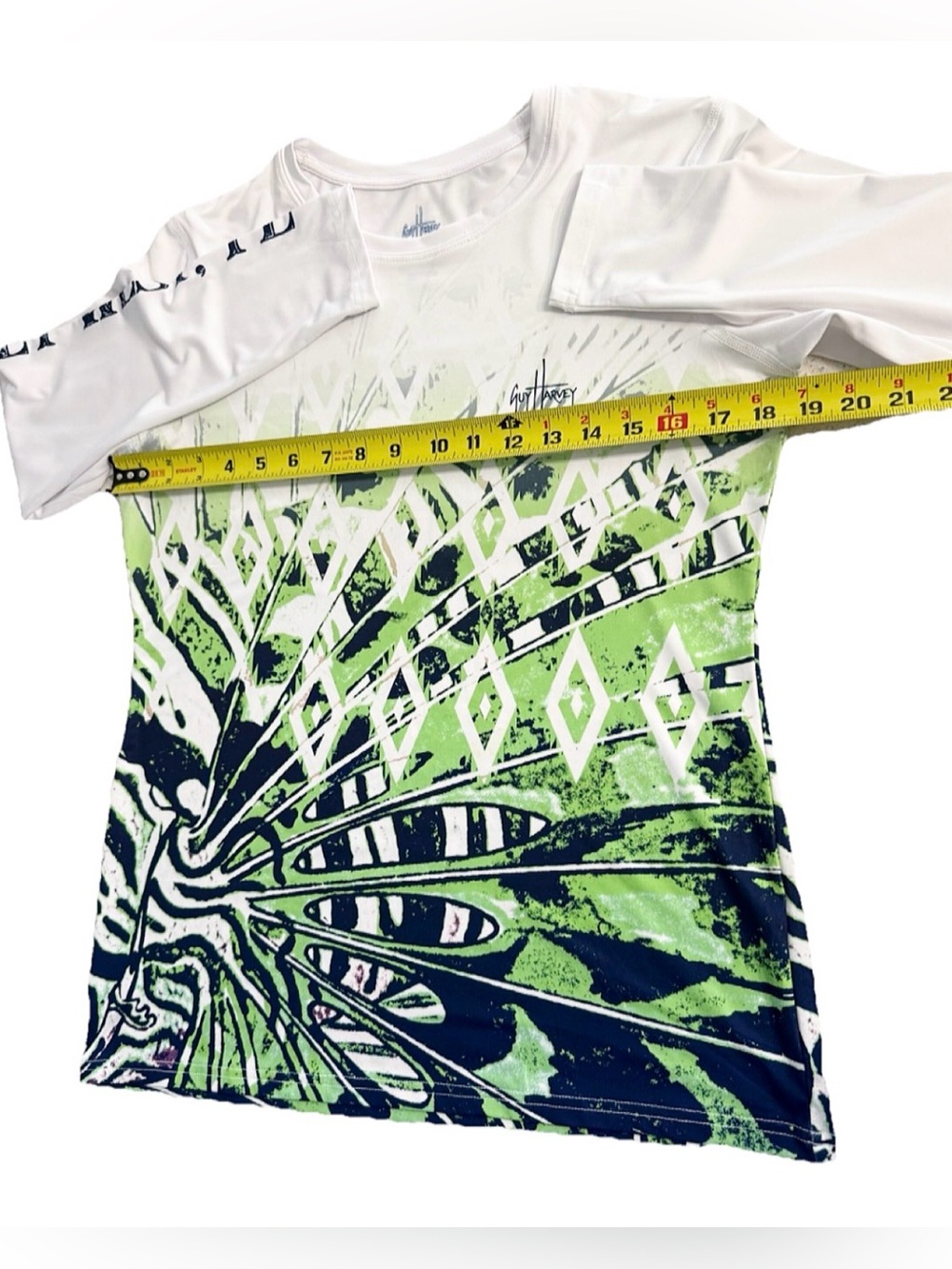 Guy Harvey Performance Long Sleeve Fishing Shirt Women’s M UV Key West FL - Picture 7 of 9
